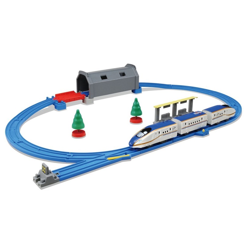 Takara Tomy Pla-Rail Plarail Shinkansen E7 Kagayaki Basic Set (Starter Set)