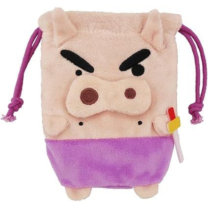 Unique730 Crayon Shin-chan Plush Drawstring Pouch – Buriburizaemon