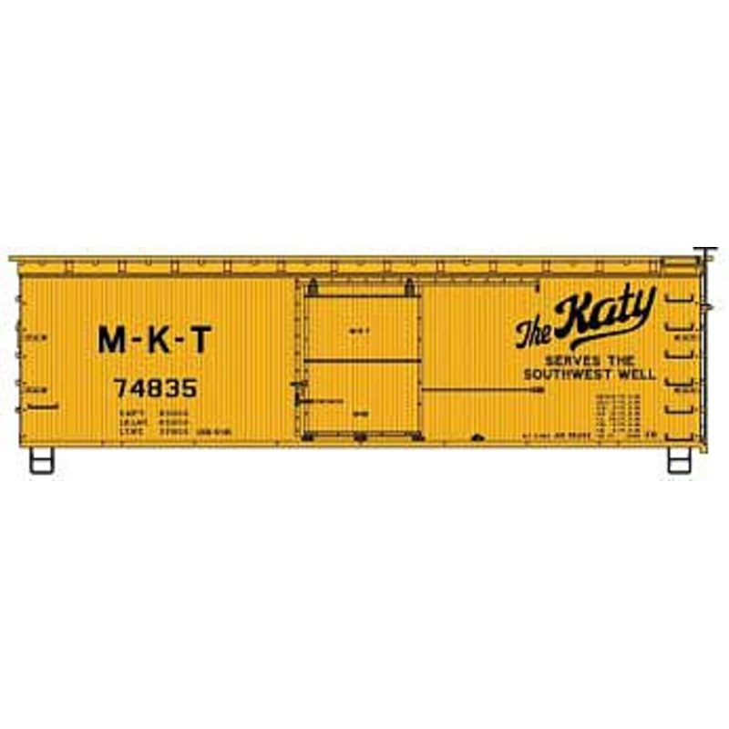 36′ Double Sheathed Wood Boxcar MKT