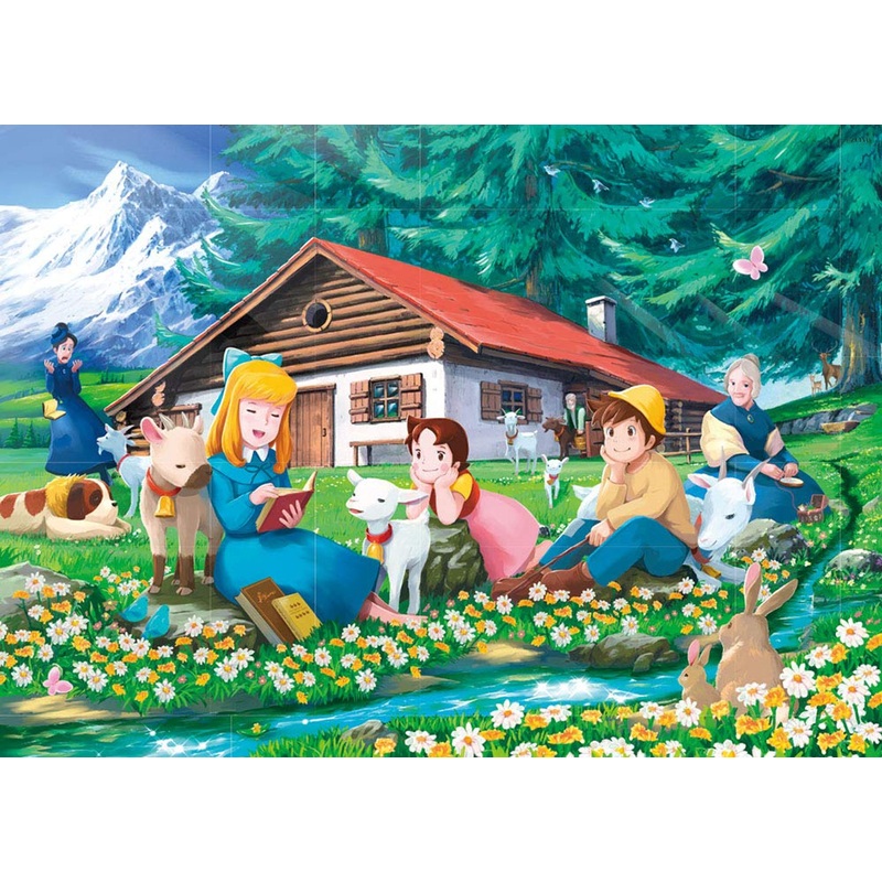 Beverly Jigsaw Puzzle 66-113 Heidi, Girl of the Alps, Stream of Alm (600 Pieces)