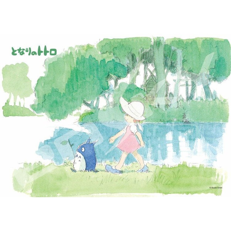 Ensky 108-636 Jigsaw Puzzle Studio Ghibli My Neighbor Totoro Walk by the water (108 Pieces)