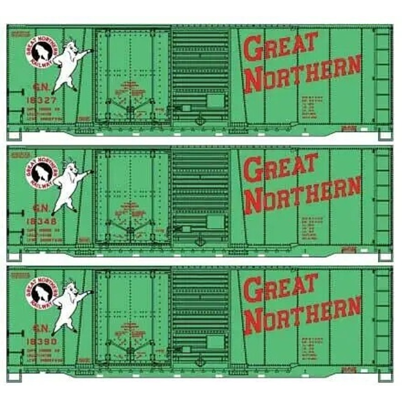 HO 40′ Combination Door Steel Boxcars GN