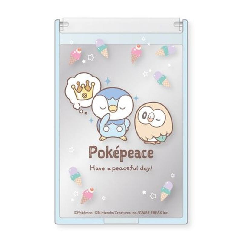 Pokemon Center Original PokePeace Small Folding Mirror – Piplup & Rowlet