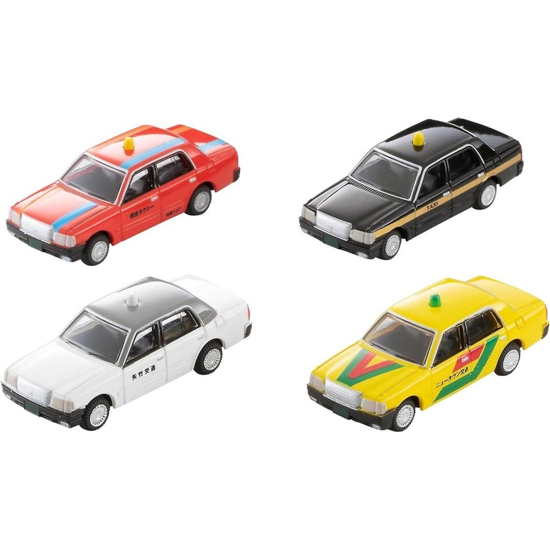 Tomytec The Car Collection Basic Set Select Taxi B (4 Cars) (N scale)