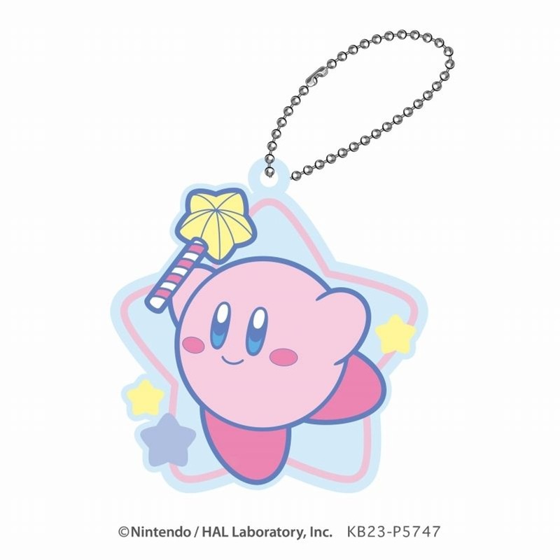 TwinCre Kirby Dream Land Clear Rubber Keychain SINGLE RANDOM