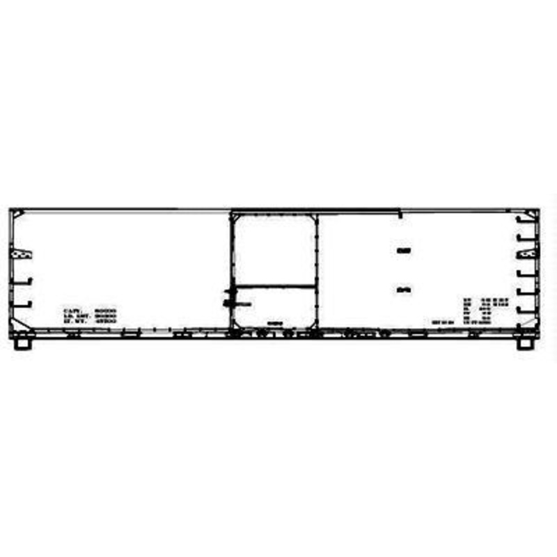 40′ Double-Sheathed Wood Boxcar Kit Data Only