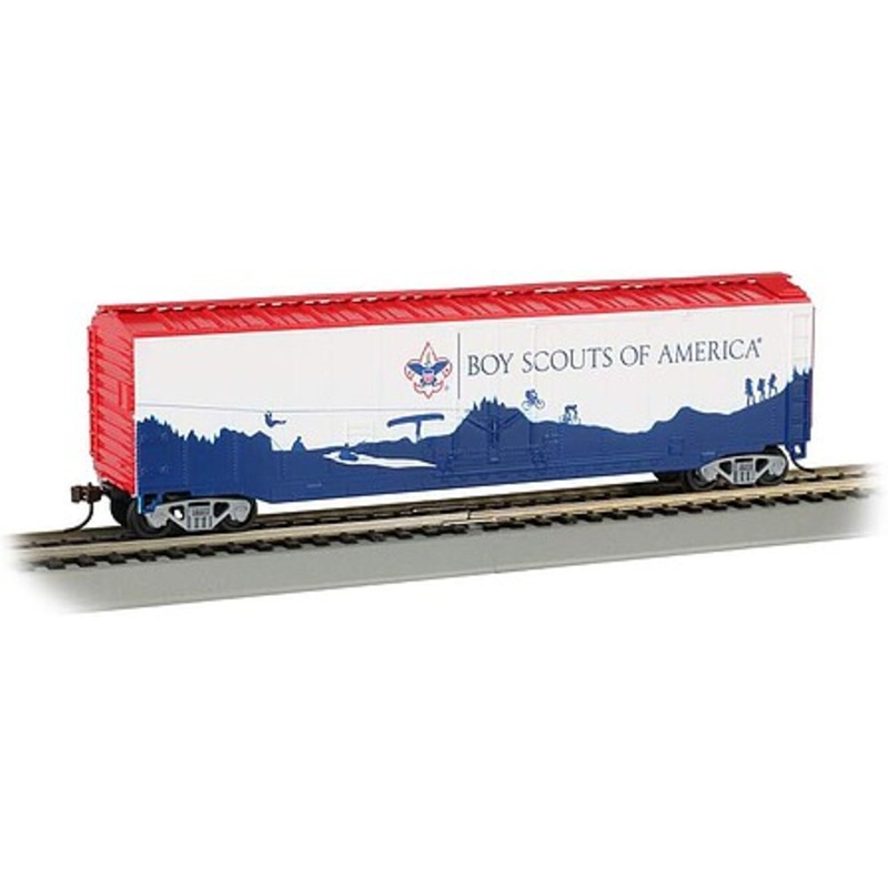 50′ Plug Door Boxcar Boy Scouts of America
