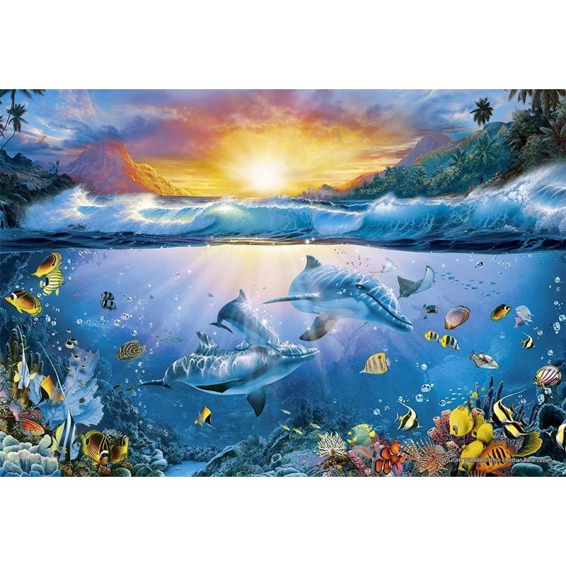 Apollo-sha Jigsaw Puzzle 46-704 Lassen Twilight in Paradise (450 S-Pieces)