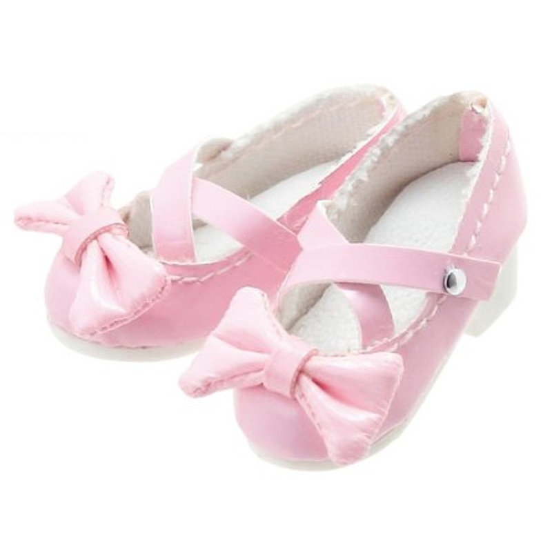 Azone AKT085-PNK Ribbon Cross Strap Shoes (Pink)