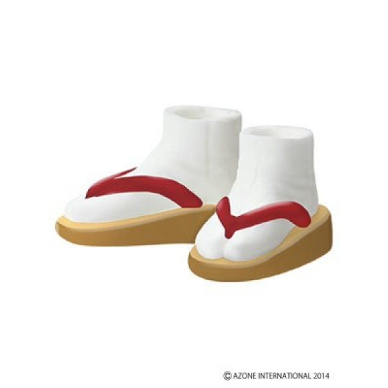 Azone AKT099-BEG Soft Vinyl Made Sandals Beige x Red