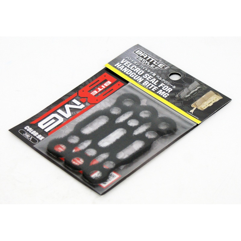 Laylax Battle Style Handgun Bite Mag Double-sided Stickers Black 3pcs 146595