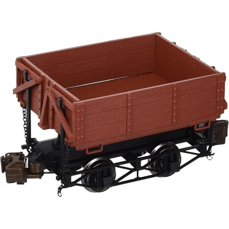 Ore Car w/Metal Wheels – Wood Side-Dump (Brown)