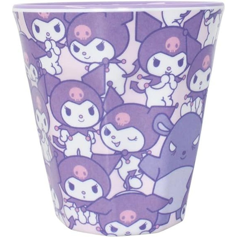 T’s Factory Sanrio Melamine Cup – Sanrio Kuromi (Gyugyu Pattern)