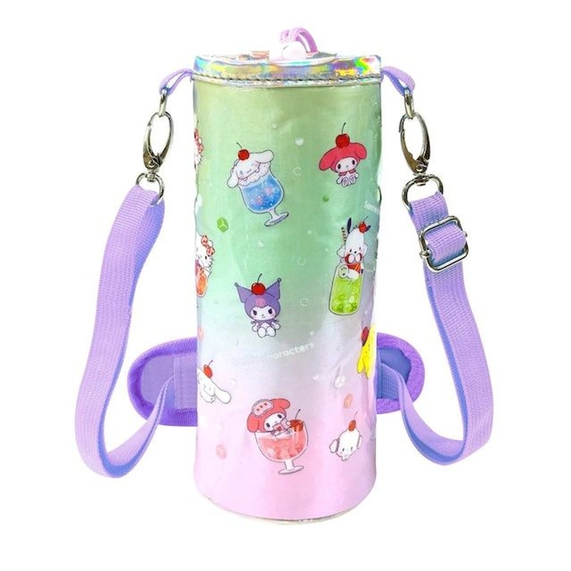 T’s Factory Sanrio PET Bottle Cover with Shoulder Strap