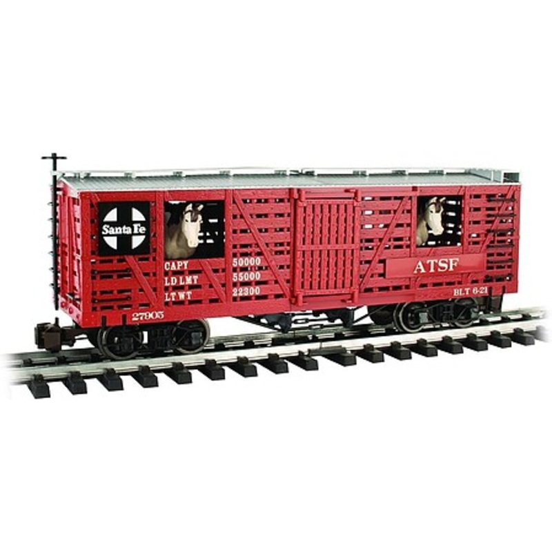 Animated Stock Car with Horses – Ready to Run