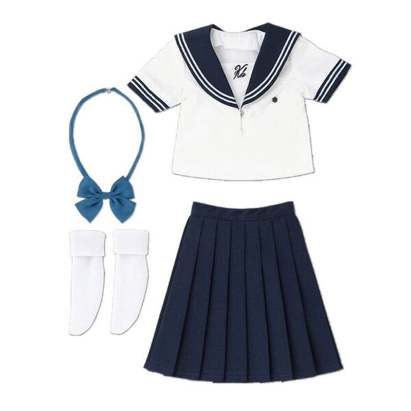 Azone FAO123-WHB 50cm AZO2 Private Kazuharu High School Uniform Summer White x Navy
