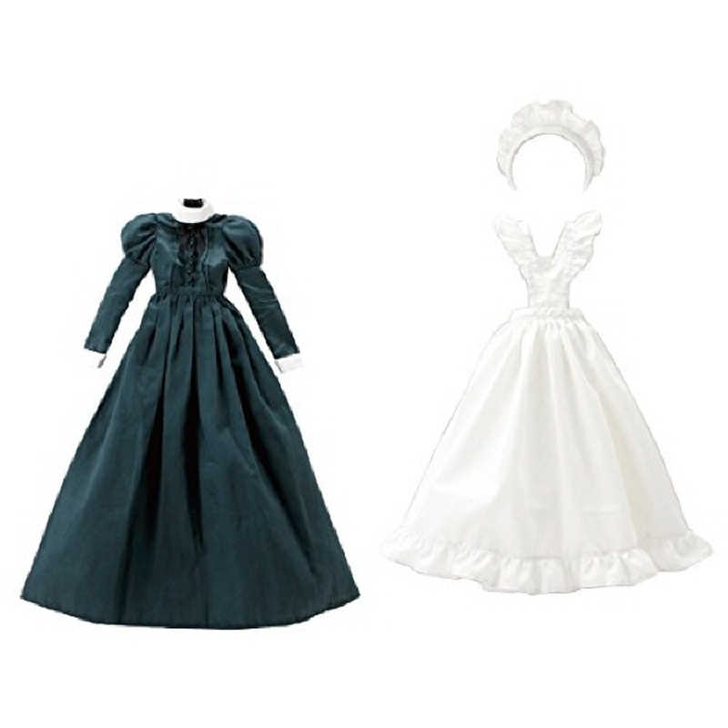 Azone FAR189-GRN 50cm doll Classical Long Maid Clothes Set Green