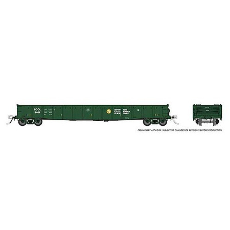 HO BC RAIL 52’6” GOND 6PK