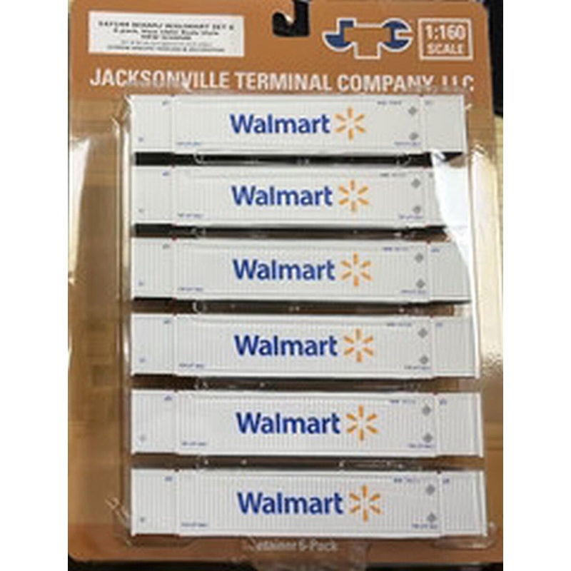 N Walmart 53′ High Cube Container 6pk