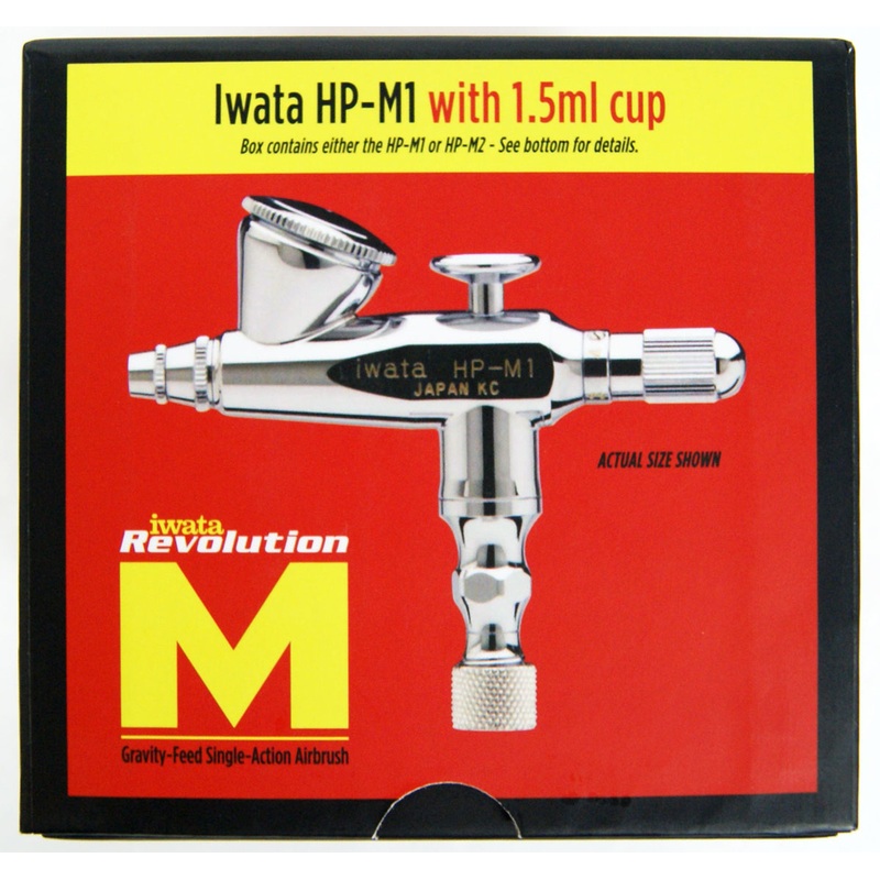 Anest Iwata HP-M1 Air Brush 0.3mm 1.5ml Single Action Revolution Mini Series