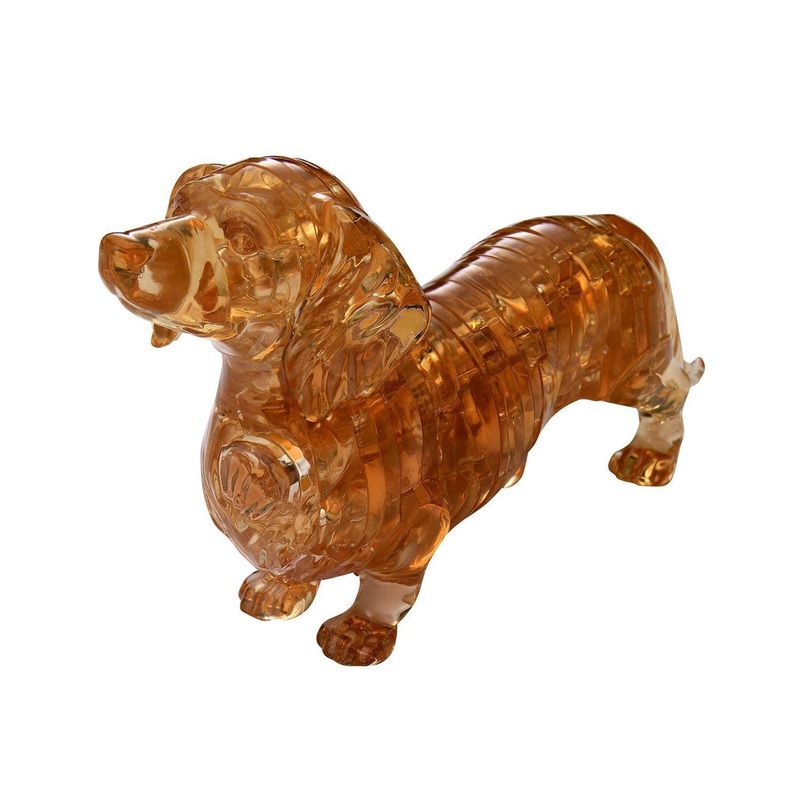 Beverly Crystal 3D Puzzle 50179 Dachshund Brown
