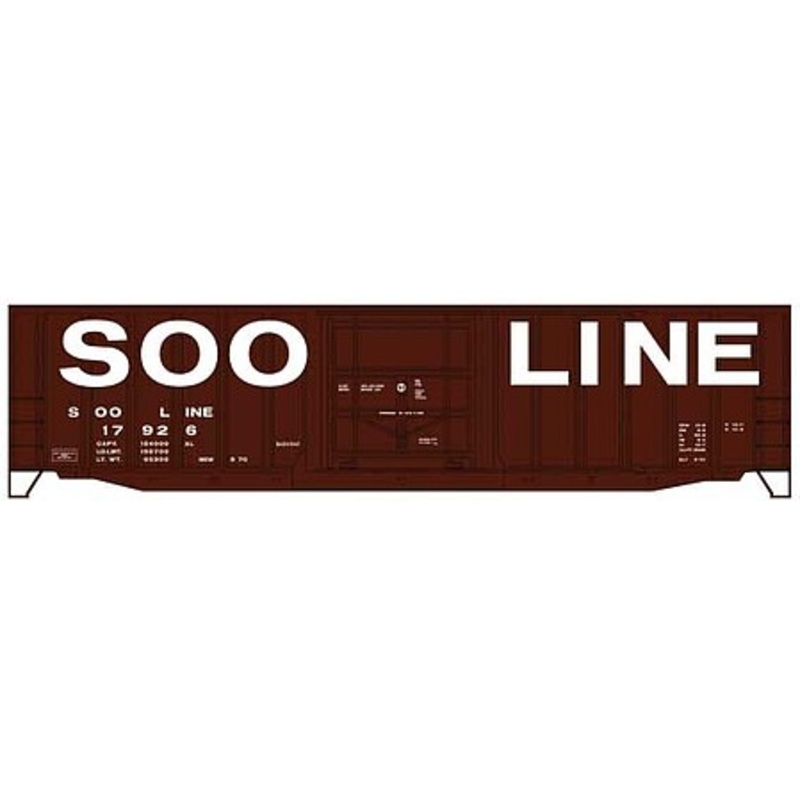 HO 50′ Exterior Post Steel Boxcar SOO