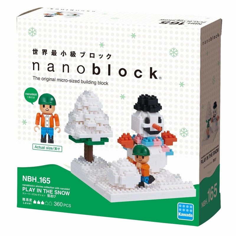 Kawada NBH-165 nanoblock Stories Collection with nanobbit Play in the Snow