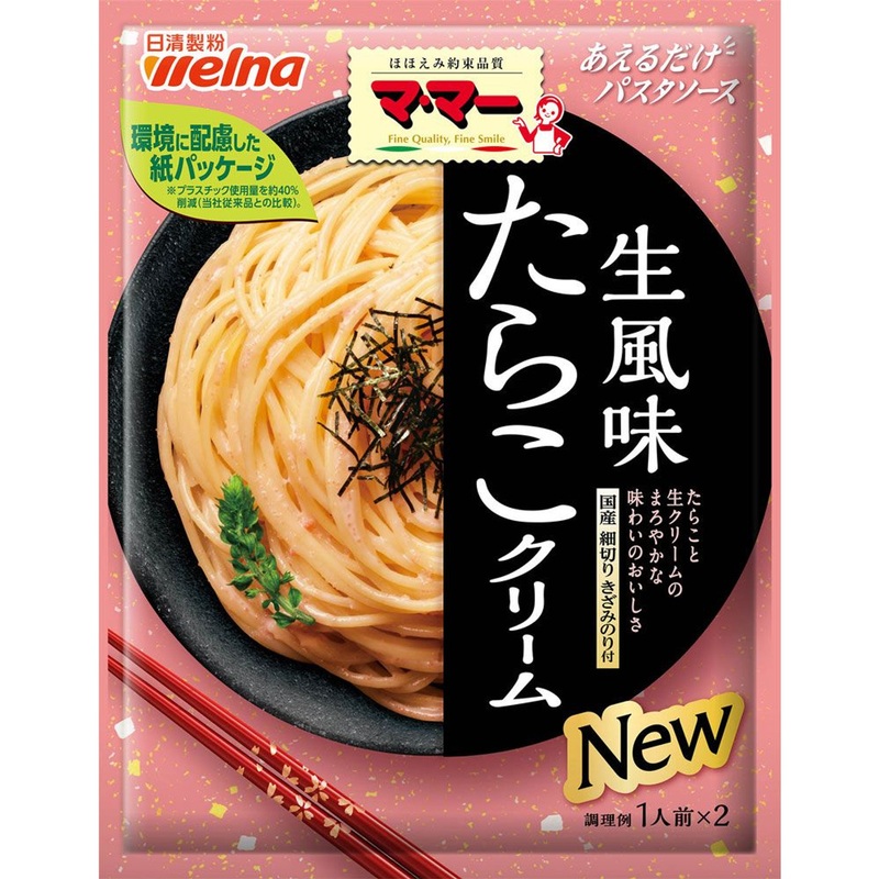 Nisshin Mama Aeru Pasta Tarako Cream Flavor 50.8G