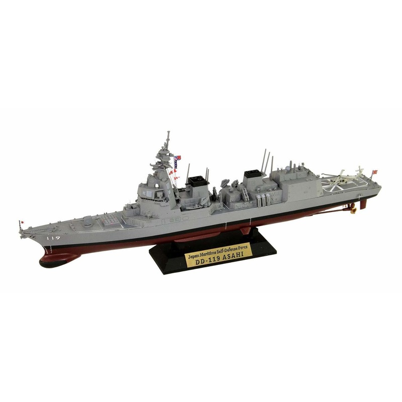 Pit-Road J82NH JMSDF Destroyer DD-119 Asahi w/Photo-Etched Parts 1/700 scale kit