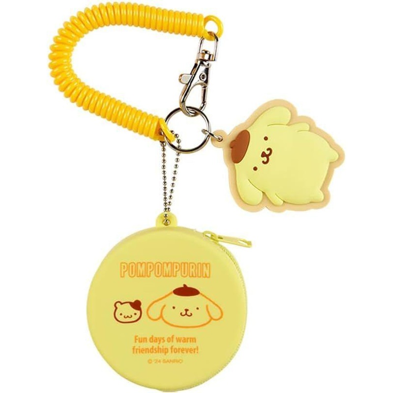 Sanrio Mini Case and Keychain Pom Pom Purin