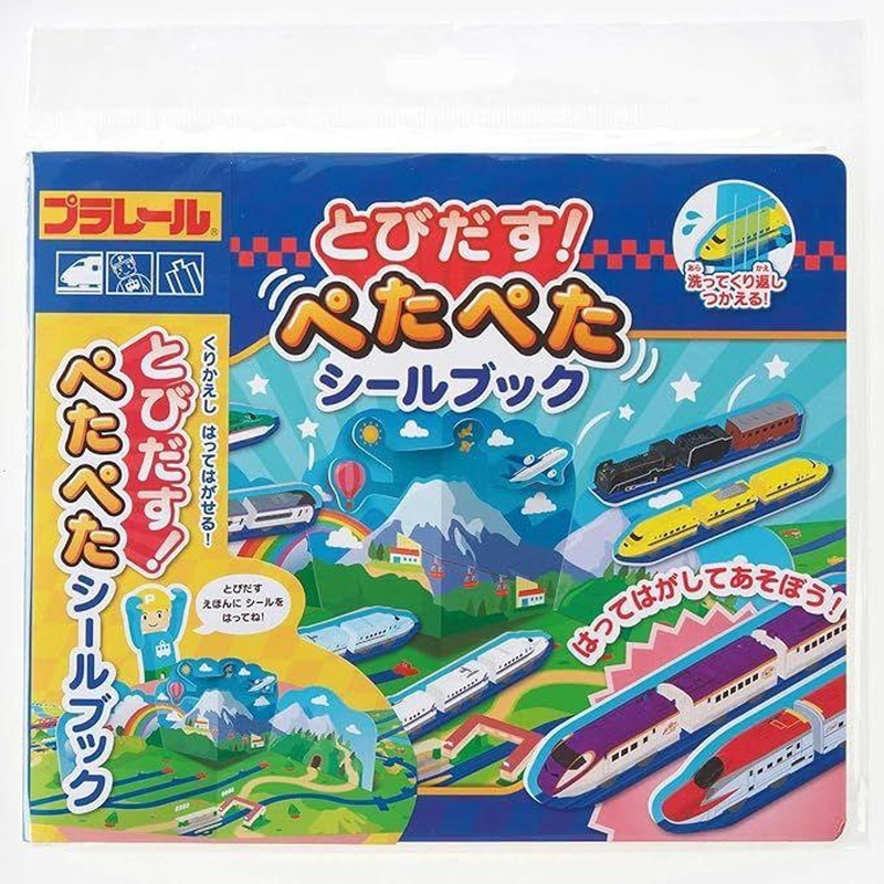 Takara Tomy Pla-Rail Peta Peta Re-appliable Sticker Book