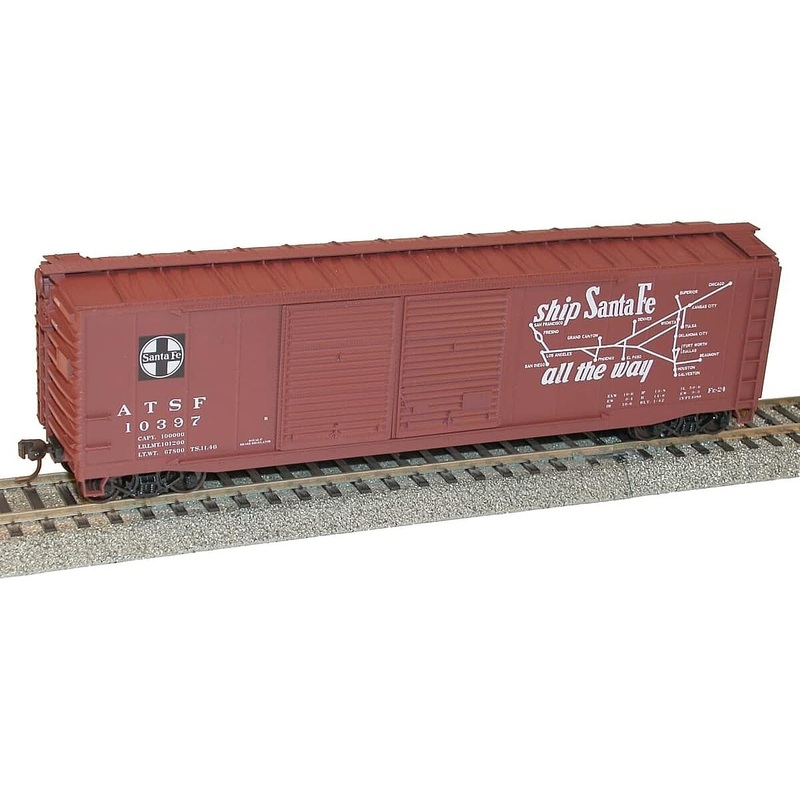 50′ Steel Double Door Boxcar ATSF