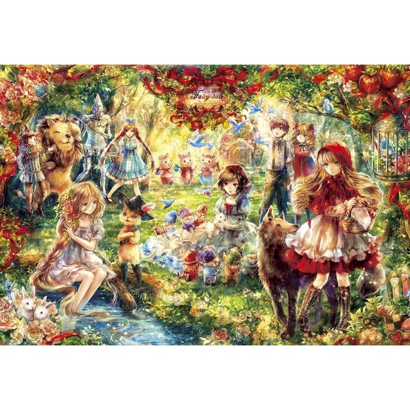Apollo-sha Jigsaw Puzzle 46-514 Fantastic Art Fairytale of Forest (450 S-Pieces)