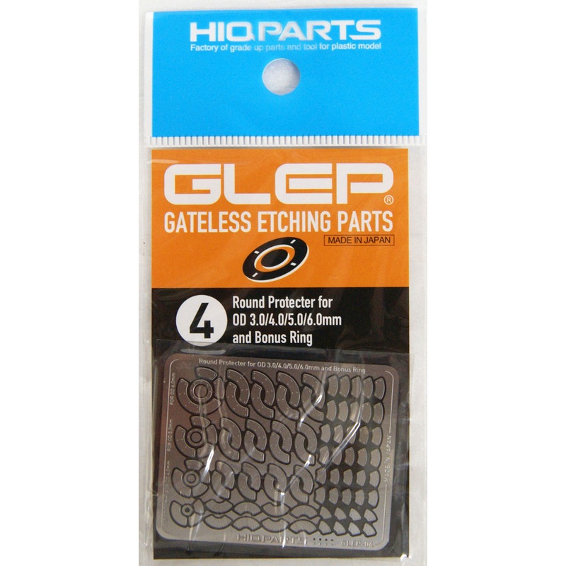 HiQparts GLEP-04 Gateless Etched Parts 04 Round Protector (1 Sheet)
