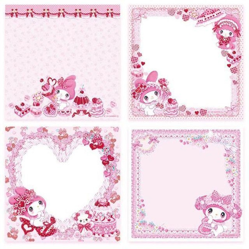 Sanrio Characters x Amenomori Fumika Memo Pad My Melody