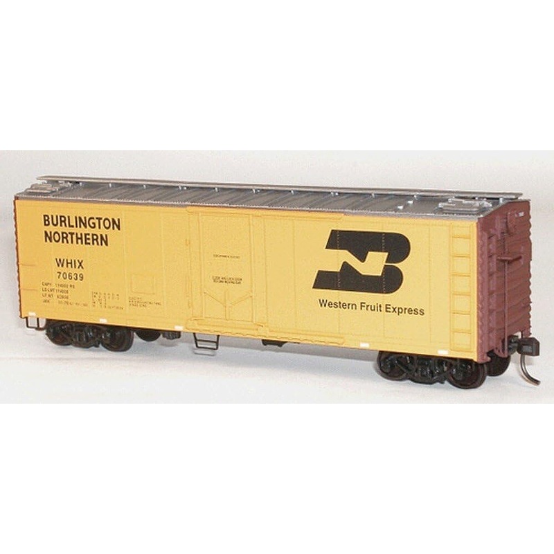 40′ Plug Door Steel Reefer Burlington Northern