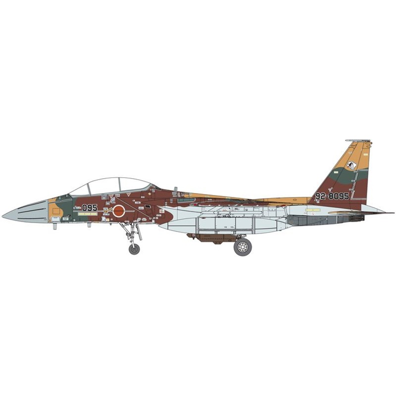Fine Molds 1/72 JASDF F-15DJ Aggressor (Unit 095 Brown / Light Brown / Dark Green) Plastic Model
