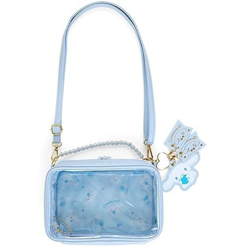 Sanrio Half-Clear Shoulder Bag Cinnamoroll (Enjoy Idol)