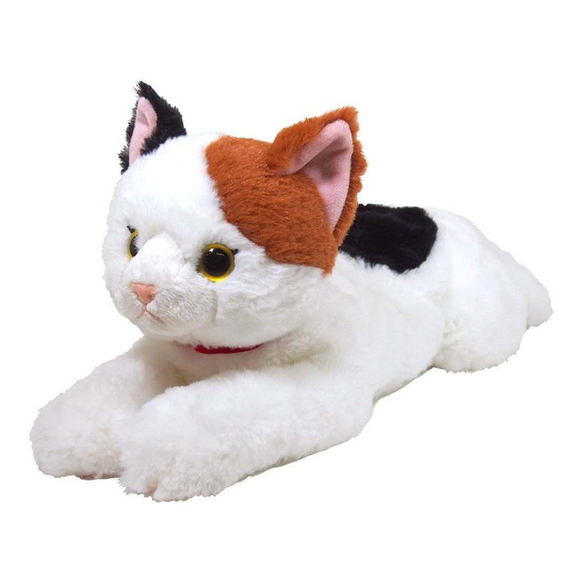 Sunlemon Plush Doll Hiza Neko Calico Cat Size M TJN