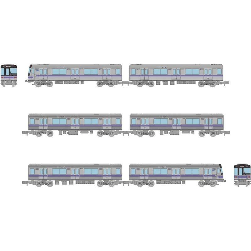 Tomytec Nagoya City Transportation Bureau Meijo Line Type 2000 Late Type 6 Cars Set (N scale)