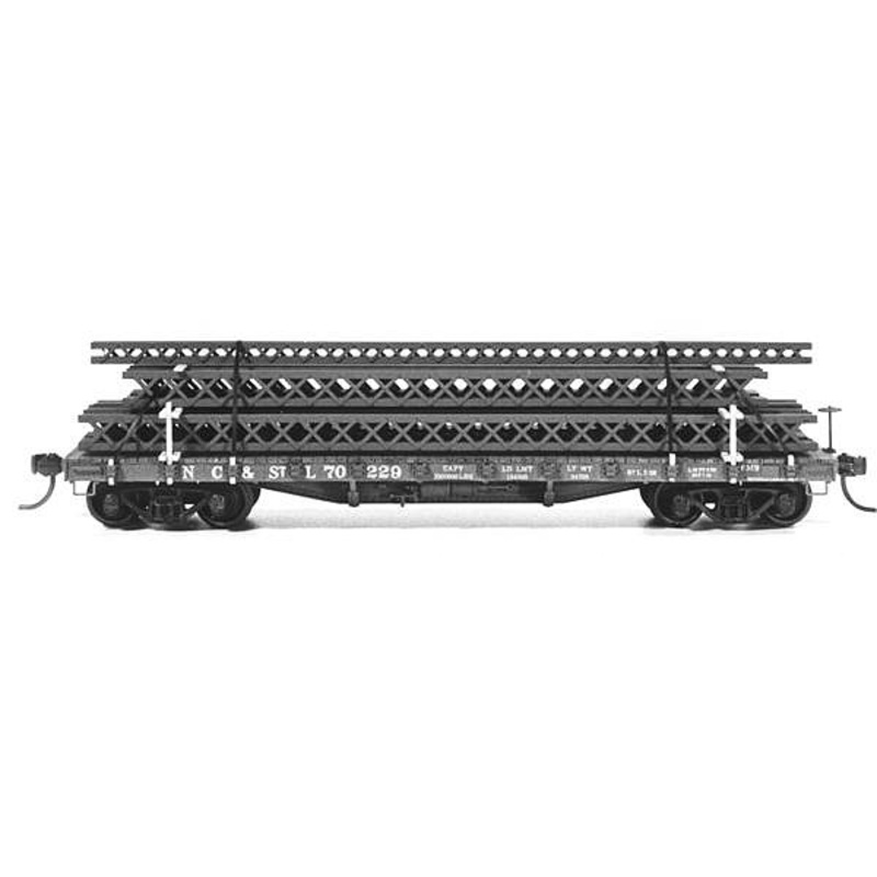 50 Ton Flat Car Undecorated Kits (6)