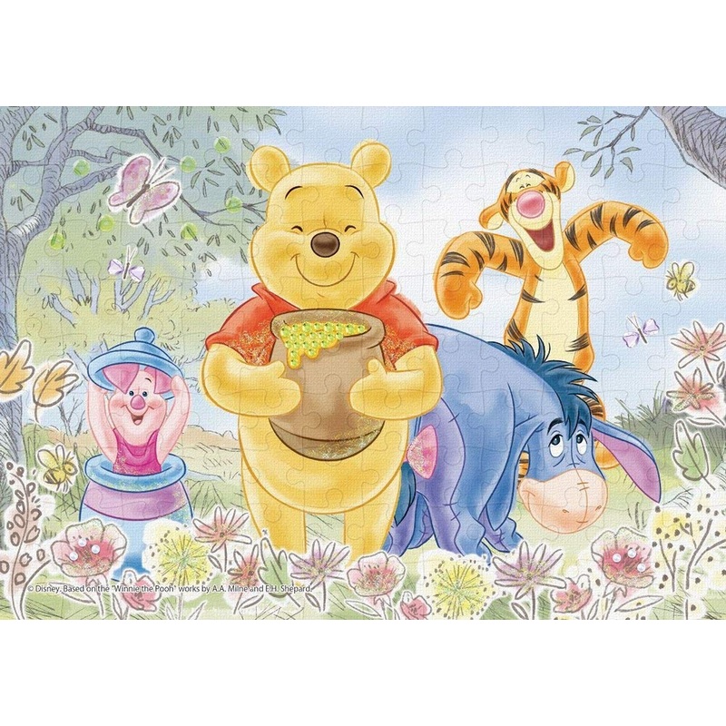 Epoch Jigsaw Puzzle Decoration 72-010 Disney Winnie the Pooh Sweet Flower (108 Pieces)
