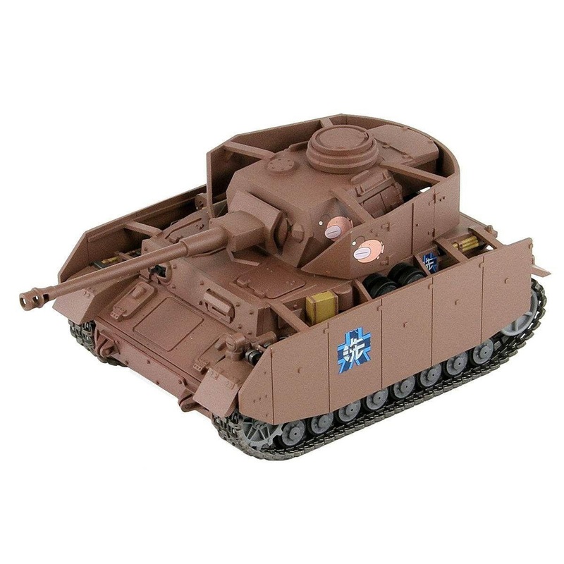 Pit-Road Panzer IV Ausf.H (D-Spec) Ending Ver. Plastic Model w/Anglerfish Team Acrylic Stand