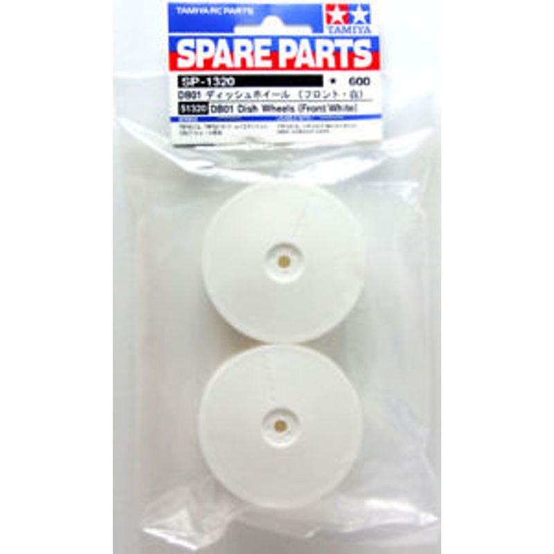 Tamiya 51320 (SP1320) DB01 Dish Wheels (Front / White)