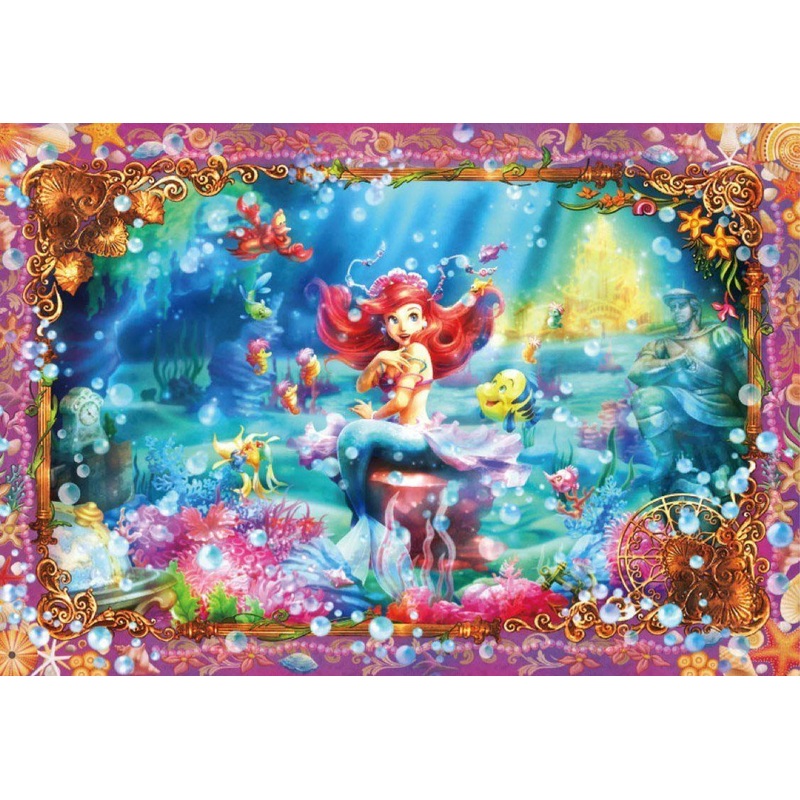 Tenyo Japan Jigsaw Puzzle D-1000-419 Disney Little Mermaid Ariel (1000 Pieces)
