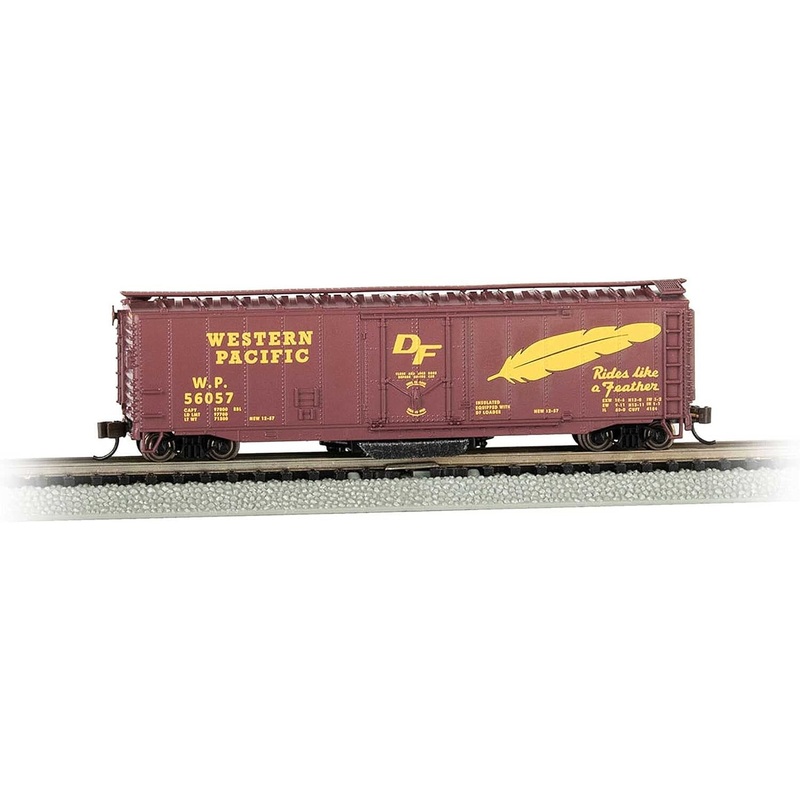 Track Cleaning 50′ PD Boxcar Western Pacific #56057