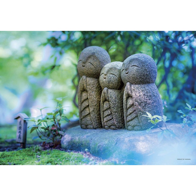 Yanoman Jigsaw Puzzle 01-2080 Happy Jizo Hasedera Kamakura Japan (108 L-Pieces)