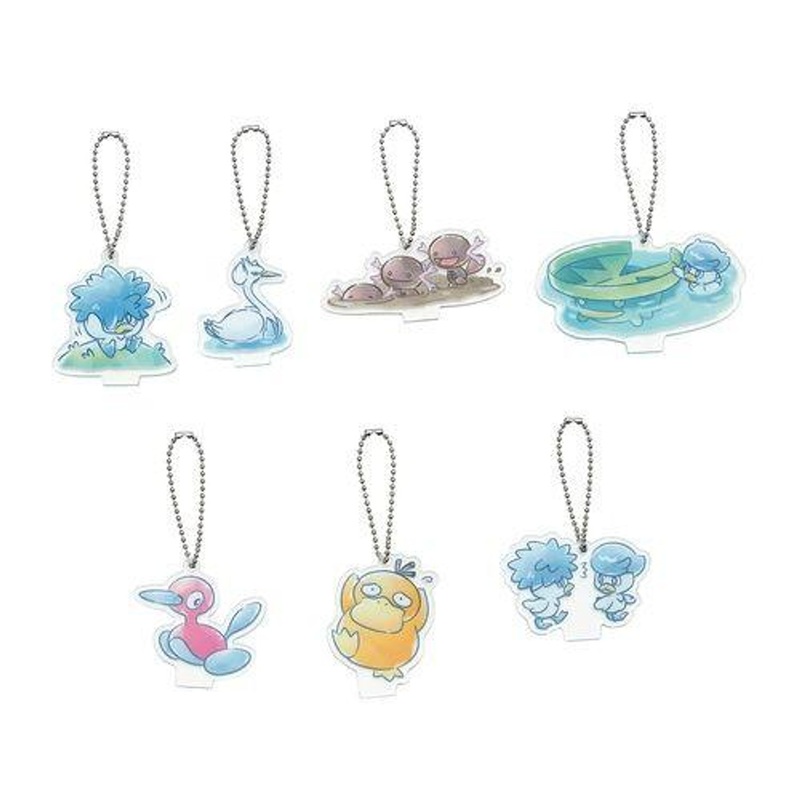 Pokemon Center Original Acrylic Charm with Stand (Lost Quaxly) (RANDOM SINGLE)
