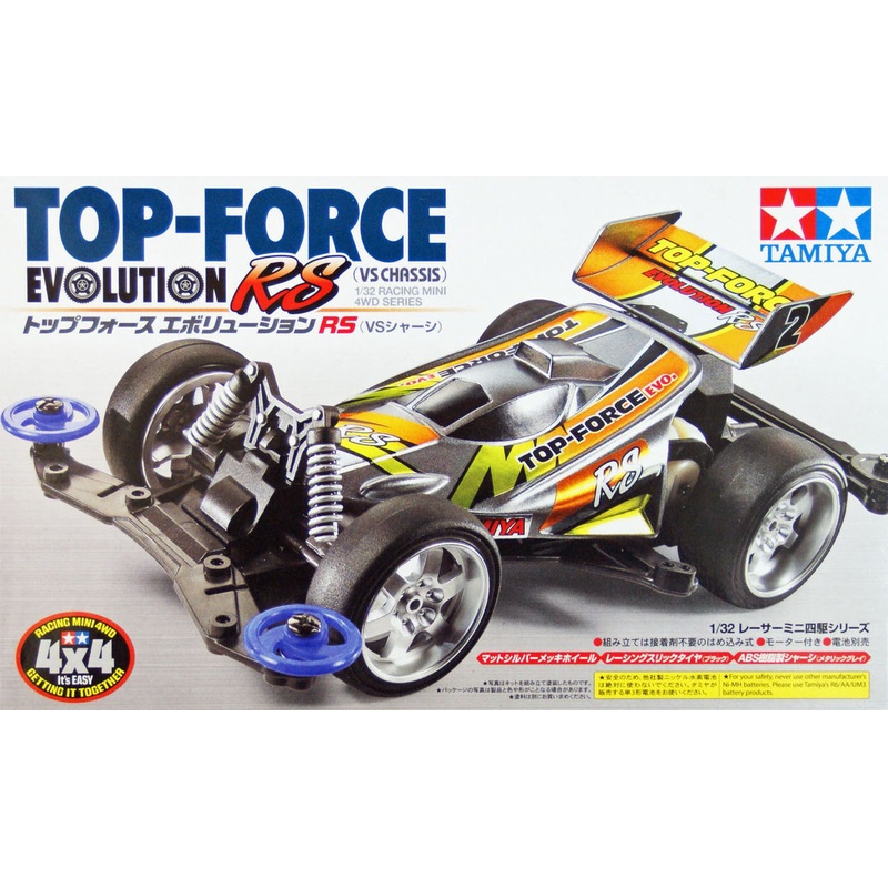 Tamiya 18076 Mini 4WD Top-Force Evolution RS (VS Chassis) 1/32