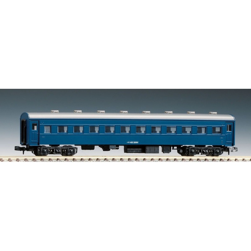 Tomix 8547 JNR Passenger Car Type SUHA 43 (Blue) (N scale)